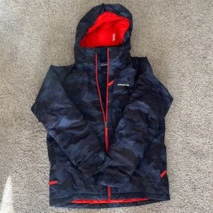 Patagonia boys ski jacket with removable hood